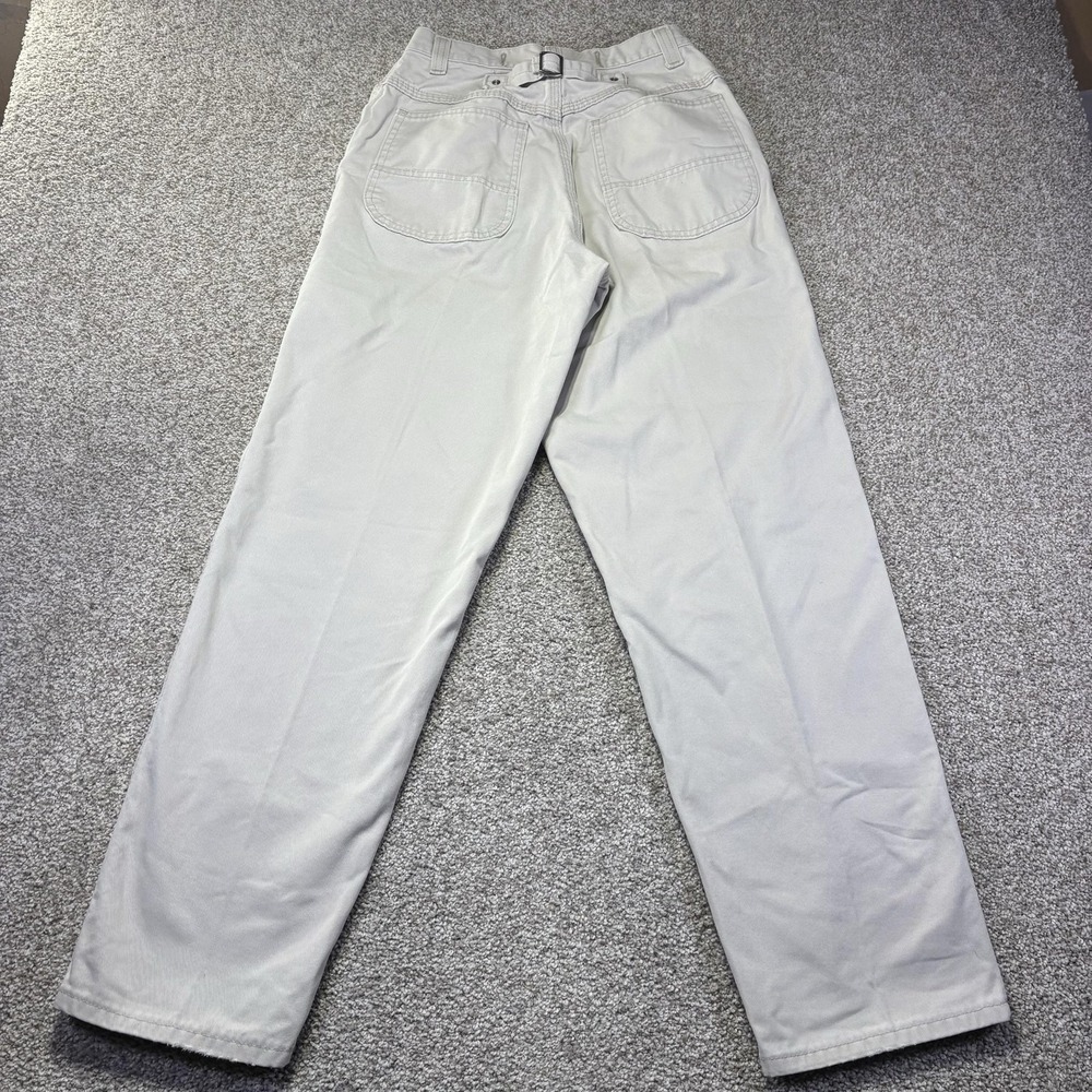 Lee Riveted Jeans Womens 27x30 Beige Light Wash Regular Straight Denim Pants